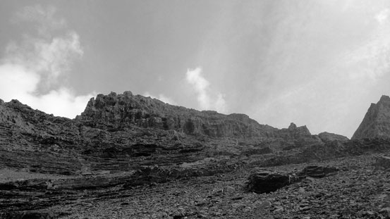 The summit block ahead