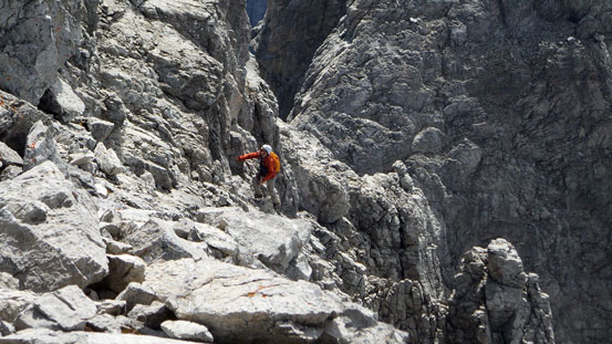 Ben ascending to the ridge