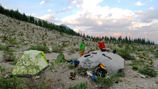 Our bivy site for this evening!