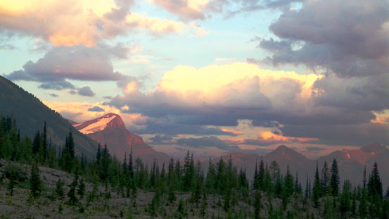 Evening glow on Mt. Joffre