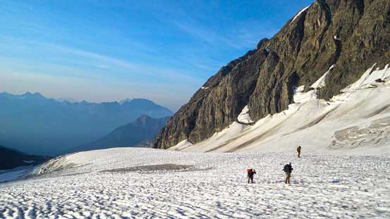 Our team on the glacier