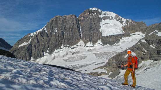 Vern with King George in the background