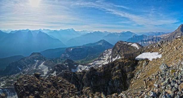 Another panorama view from the summit. Click to view large size.