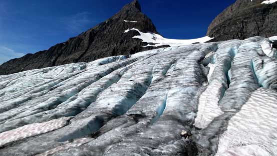 The fractured glacier