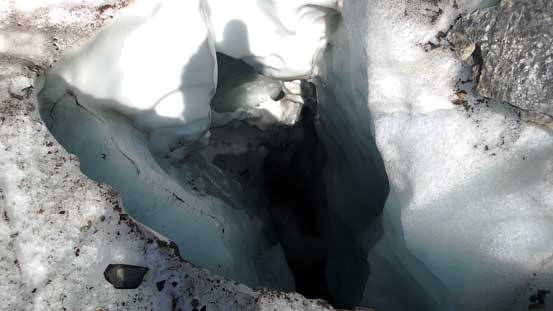 Deep holes that we couldn't even see the bottom