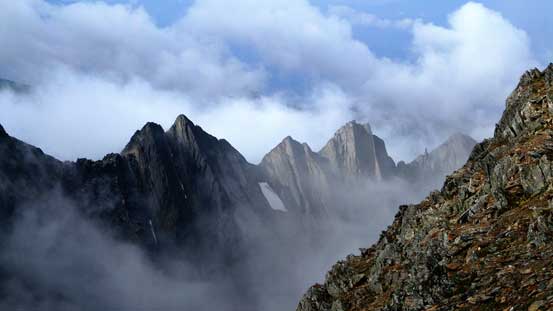 Cool looking peaks, all unnamed