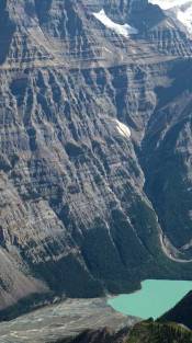 Kinney Lake and the massive face on Robson
