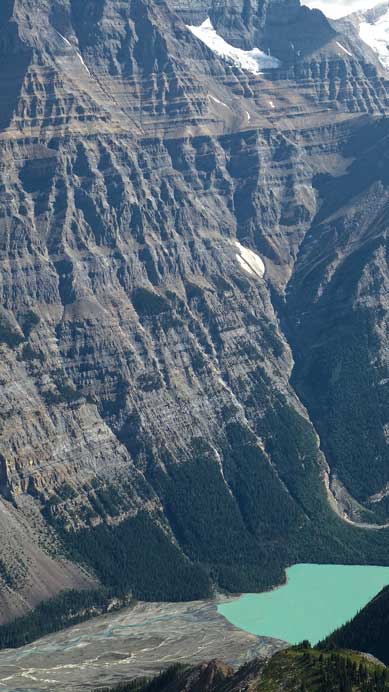 Kinney Lake and the massive face on Robson