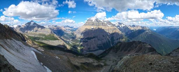 One last panorama of Robson and Whitehorn. Click to view large size.