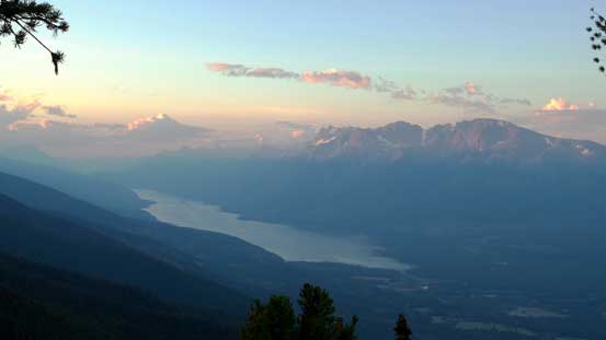 Kinbasket Lake in the morning