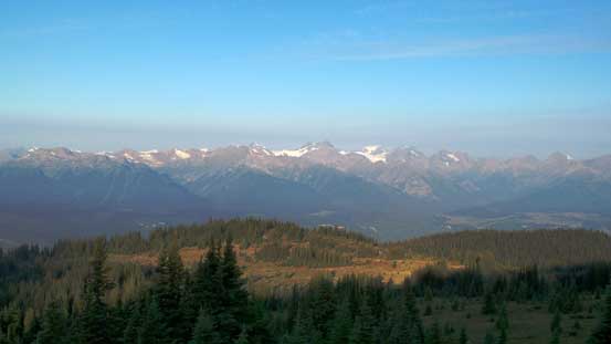 Panorama view of the Cariboos