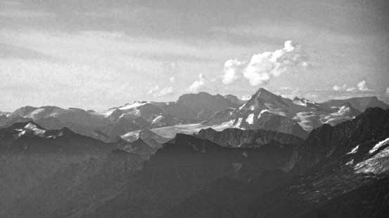 Looking south we could Mt. Albreda in the Monashees