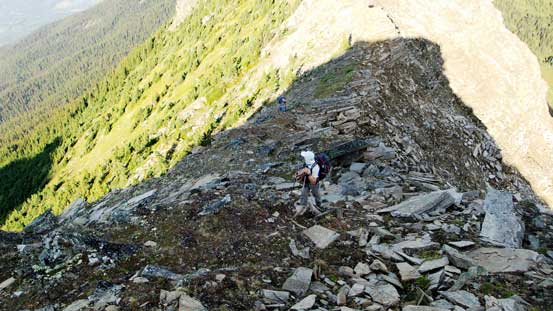 Hiking up towards "Carson's Peak"