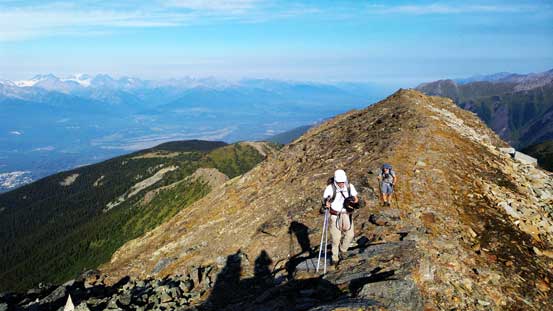 Near the top of Carson's Peak