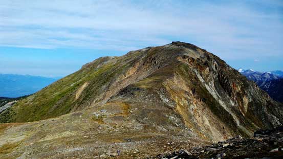 Looking back at Carsons Peak