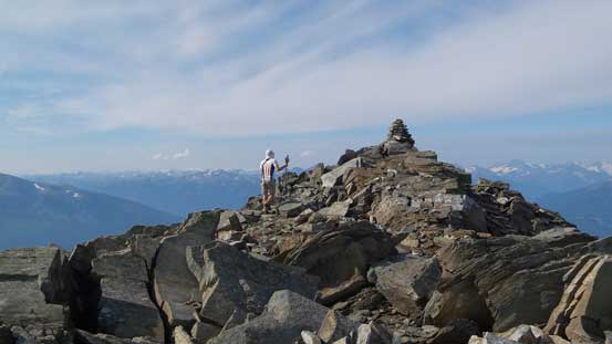 Near the summit of Mt. McKirdy