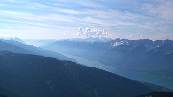 Kinbasket Lake valley. This lake connects Valemount to Golden!