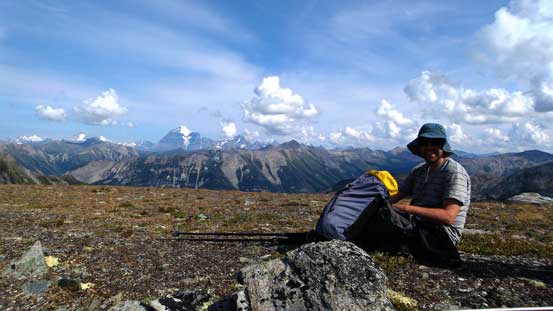 Eric taking a break at Carson's/McKirdy col