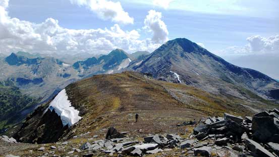 Looking back towards McKirdy