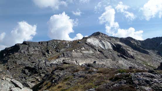 Looking back at Carson's Peak