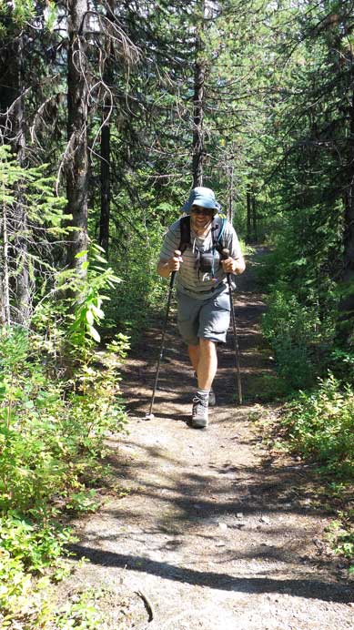 The last bit of walk on the trail.