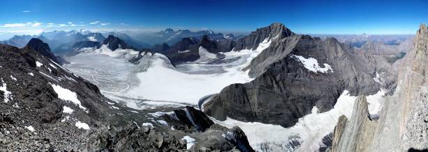 Panorama from the south ridge. Click to view large size.