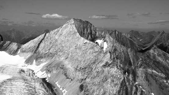 Impressive slabs on Mt. Smith-Dorrien