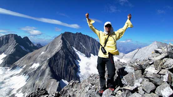 Me on the summit of Mt. Jellicoe