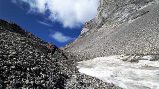Regain a bit of elevation to the base of Jellicoe