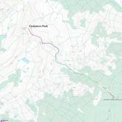 Cinnamon Peak scramble route