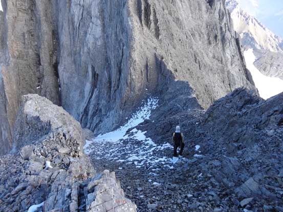 I went down skier's left. Photo by Doug Lutz