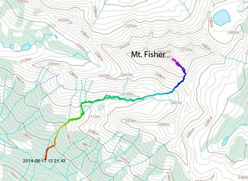 Mt. Fisher scramble route