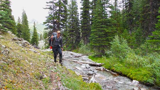 Happy to be back on trail.