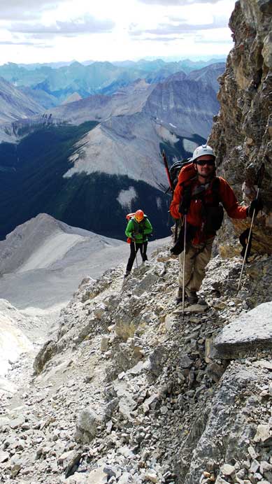 Traversing around a corner