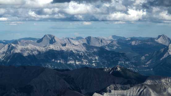 Mt. Erris on left - one of the many peaks in High Rock Range