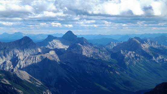 Mt. Washburn is a major summit in this area