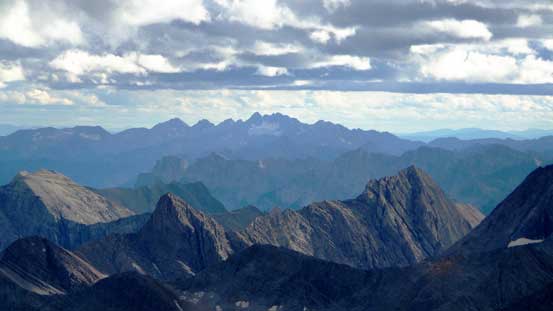Looking way south towards The Steeples