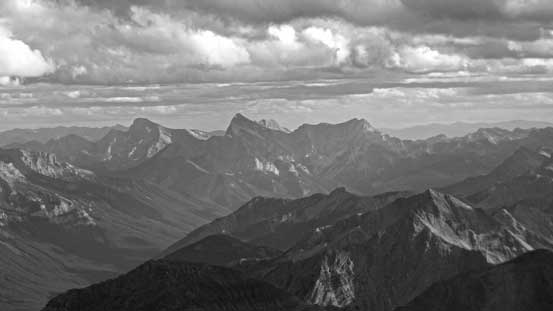 Three Sisters, Mt. Bisaro and Mt. Klauer in Fernie area