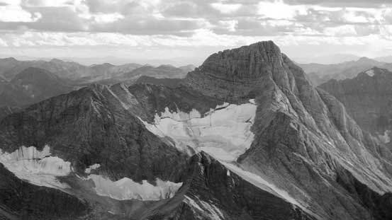 A close-up view of Mt. Mike