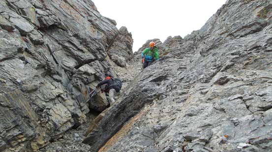 Ben and Vern descending