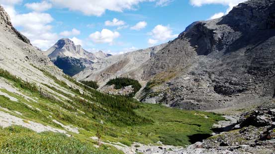 Our camp was down somewhere by the meadows/creek