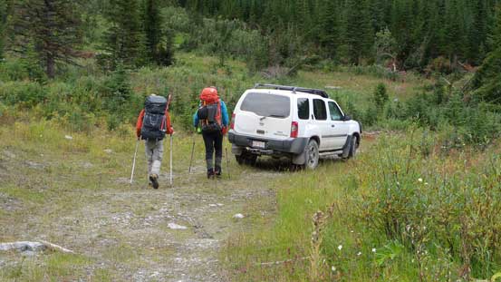 Back to the truck. 2 down, 1 to go!