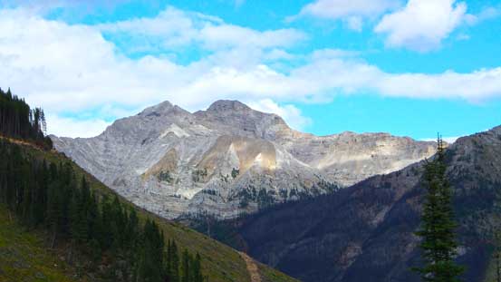 A view of Mt. Peck across Bull River Valley