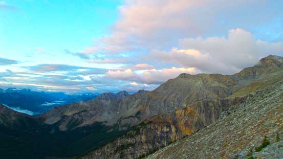 More morning colours on the clouds