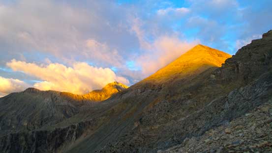 Now, morning glow on our objective!