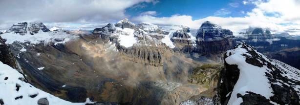 Another panorama from the summit. Click to view large size.