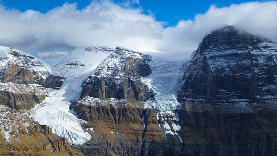 Stutfield Peaks and the glaciers