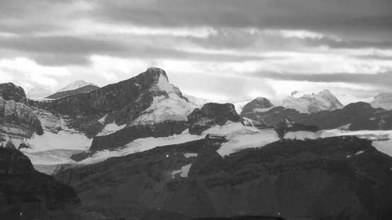 Sundial Mountain in the Chaba Icefield area