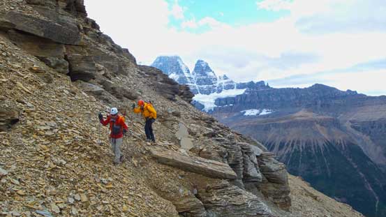 Typical terrain on this peak
