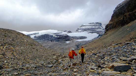 Down to the lowest point, now time to slog 400 m back to Woolley Shoulder...